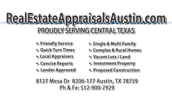 Home Appraisers Austin Texas